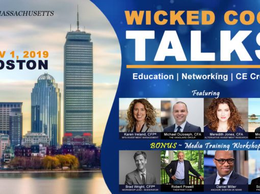 November 1:  Wicked Cool Talks:  Boston