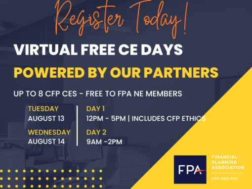 August 13th & 14th: Reserve your spot today Free Virtual CE Days
